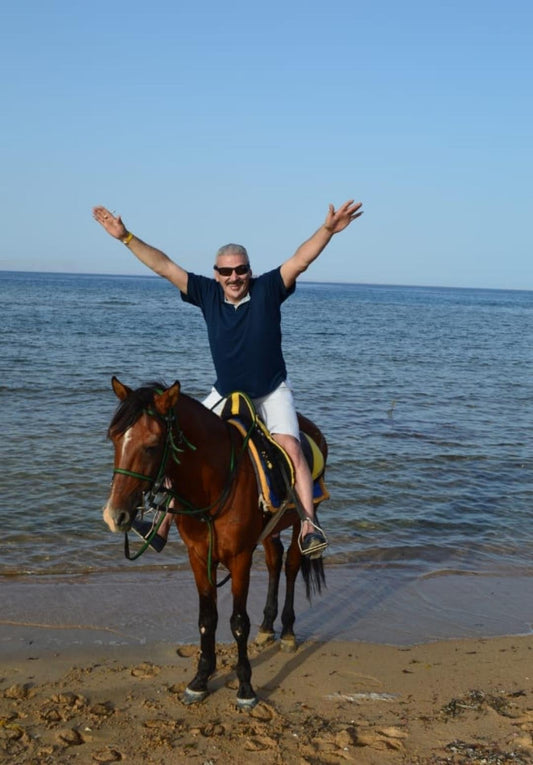 Szarm el-Szejk: Poranna jazda konna na plaży namorzynowej