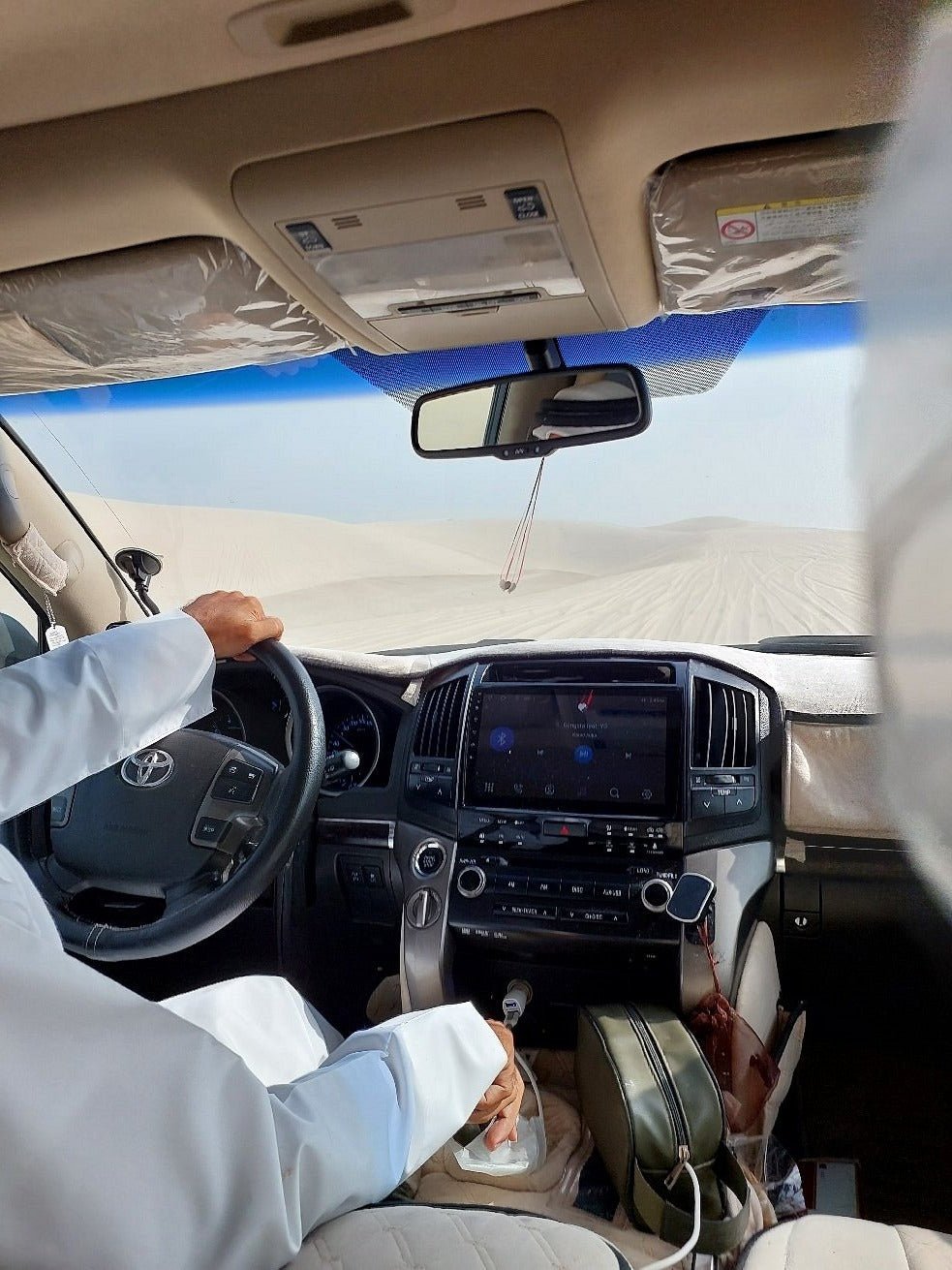 Doha : safari privé d'une demi-journée dans le désert, embarquement sur sable, balade à dos de chameau et visite de la mer intérieure