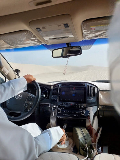 Doha : safari privé d'une demi-journée dans le désert, embarquement sur sable, balade à dos de chameau et visite de la mer intérieure