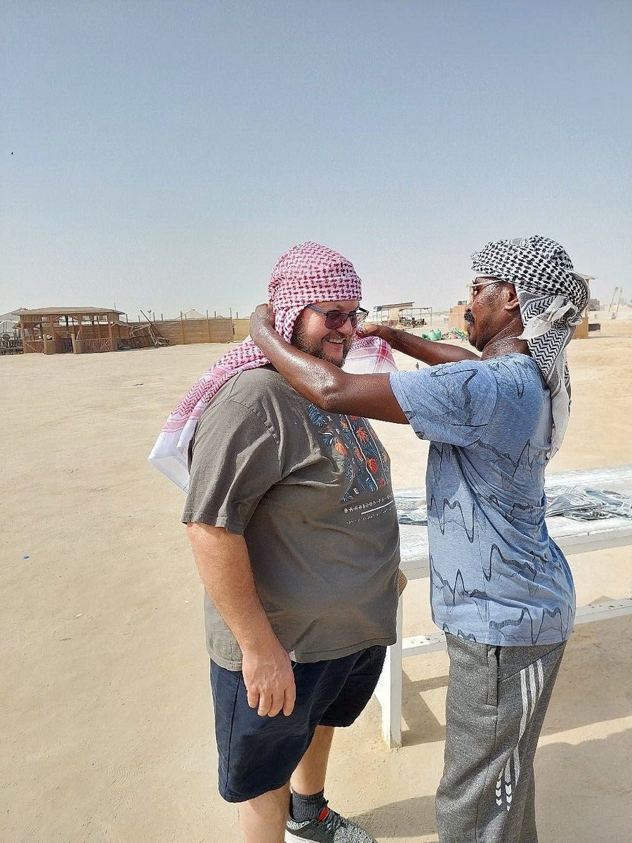 Doha : safari d'une journée dans le désert, exploration des dunes, excursion en mer intérieure et dîner barbecue