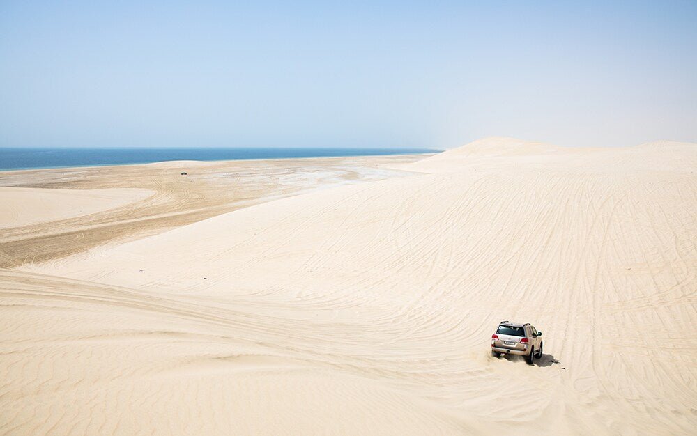 Doha : safari VIP d'une journée dans le désert avec dîner traditionnel de style bédouin