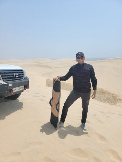 Doha : safari privé d'une demi-journée dans le désert, embarquement sur sable, balade à dos de chameau et visite de la mer intérieure