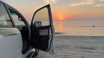 Doha: Sunrise 4x4 privé woestijnsafari van een halve dag, dune bashing en binnenzeetour