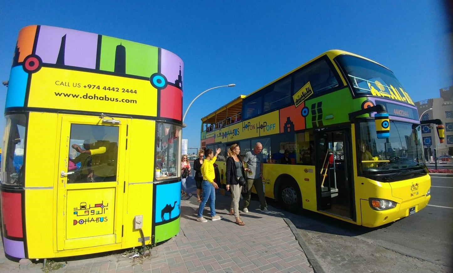 Doha: biglietto per l'autobus hop-on hop-off da 24 ore con audioguida
