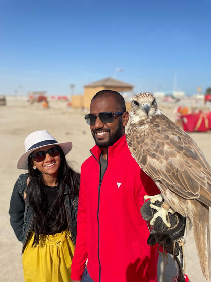 Doha : safari d'une journée dans le désert, exploration des dunes, excursion en mer intérieure et dîner barbecue