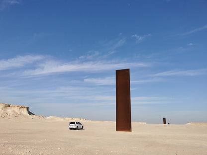 Doha: Richard Serra Sculpture, Mushroom Hills & Zekreet Fort Private Tour